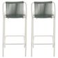 Zuo Modern Luft Patio Barstool in Beige and Green (Set of 2), , large