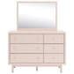 Ashley Ashley Wistenpine 5-Piece Bedroom Set in Pink, , large