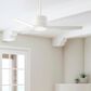 Hunter Piston 52" Outdoor Ceiling Fan with LED Light in Fresh White, , large