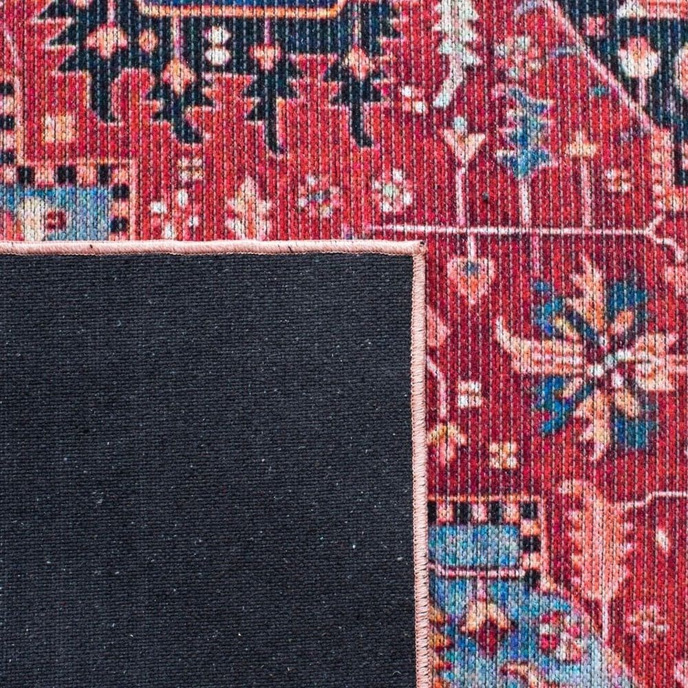 Safavieh Serapi 4&#39; x 6&#39; Red and Blue Area Rug, , large