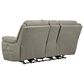 Ashley Next-Gen Gaucho Power Reclining Loveseat with Console in Putty, , large