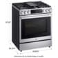 LG Studio 6.3 Cu. Ft. Slide-in Gas Range with ProBake Convection in Stainless Steel, , large
