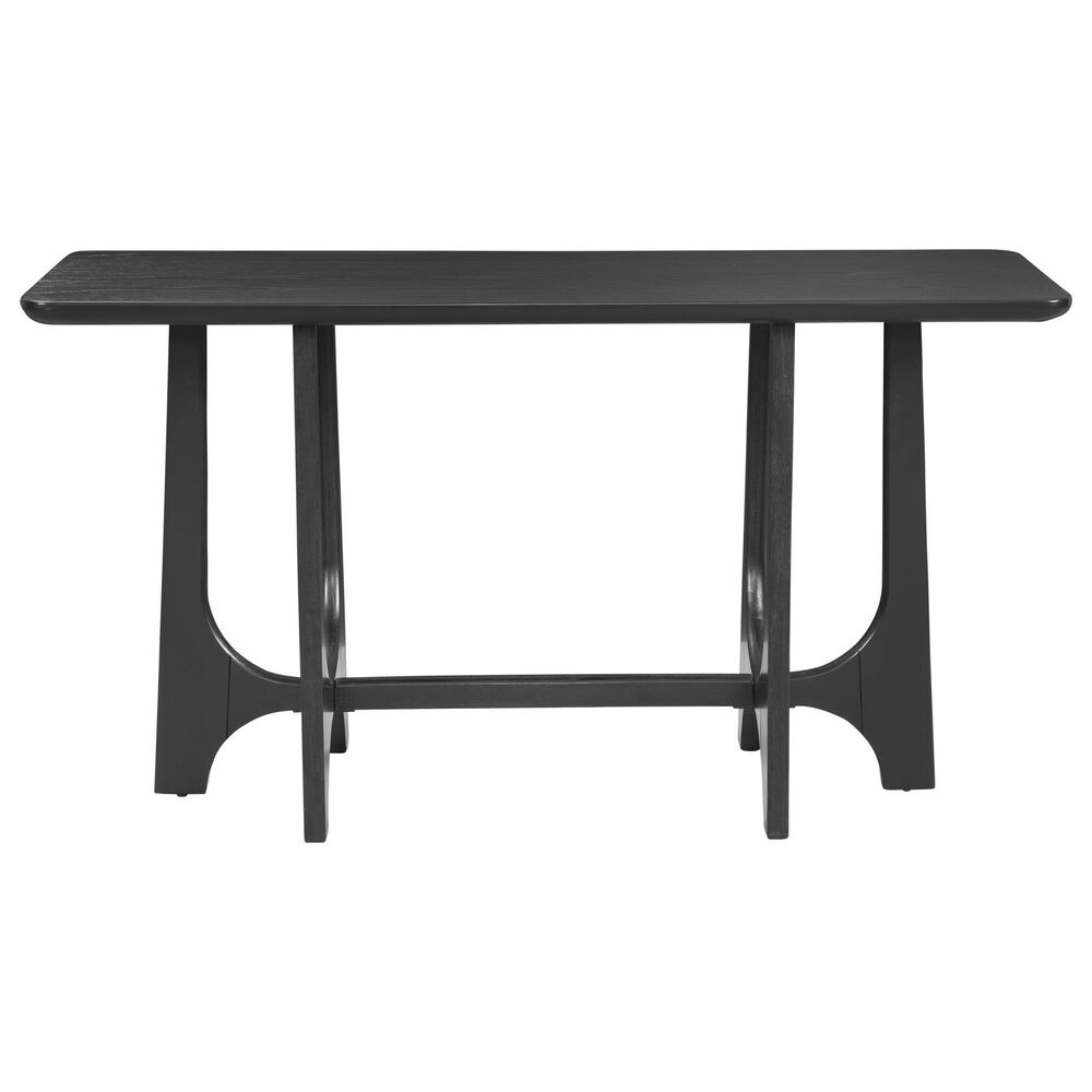 Bassett Mirror Company Dunnigan Console Table in Matte Black, , large