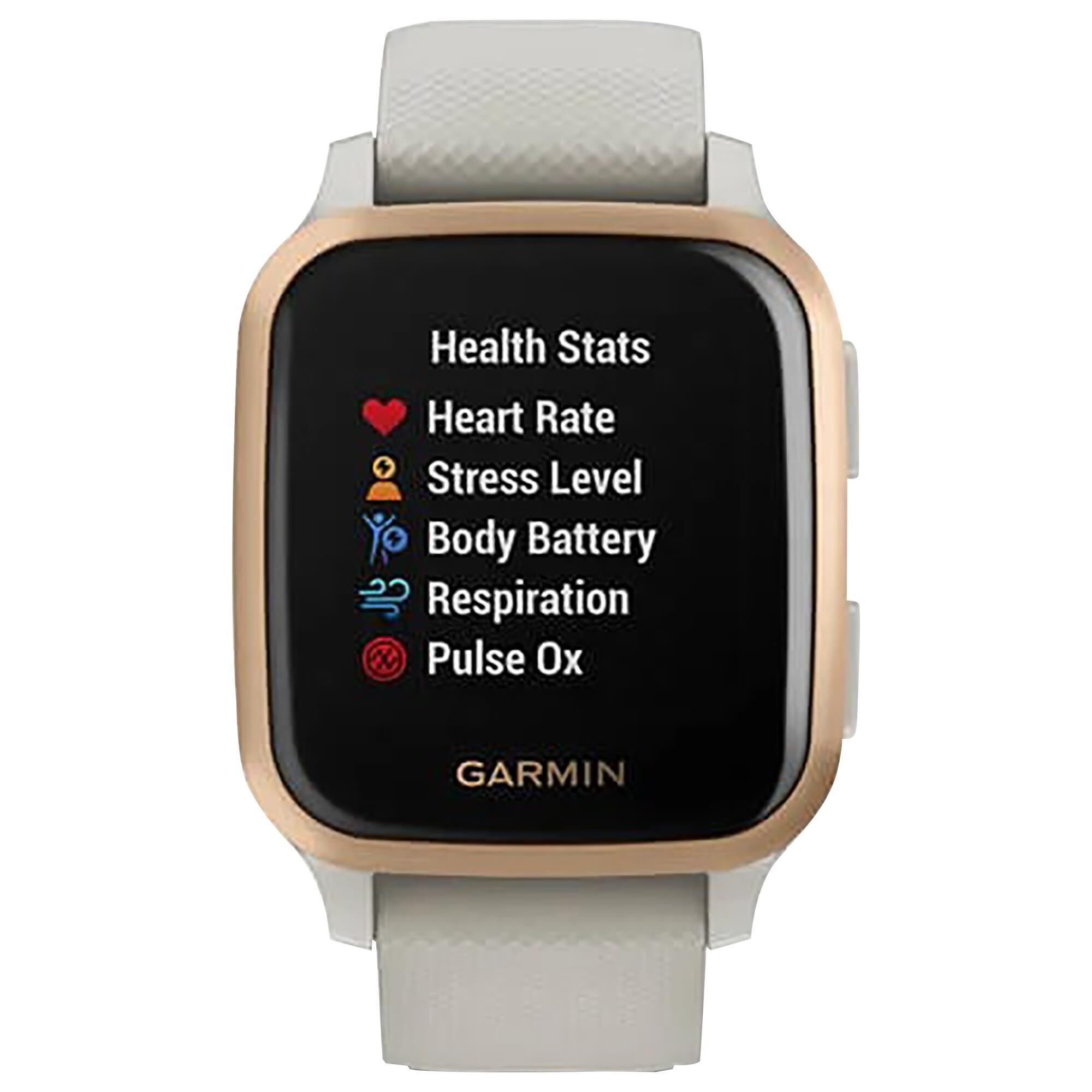 Garmin Venu SQ Music Edition GPS Smartwatch 33mm Rose Gold