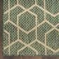 Nourison Horizon HOZ01 Green 2"2" x 8" Indoor/Outdoor Runner, , large