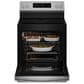 GE Profile 5.3 Cu. Ft. Smart Electric Range in Fingerprint Resistant Stainless, , large