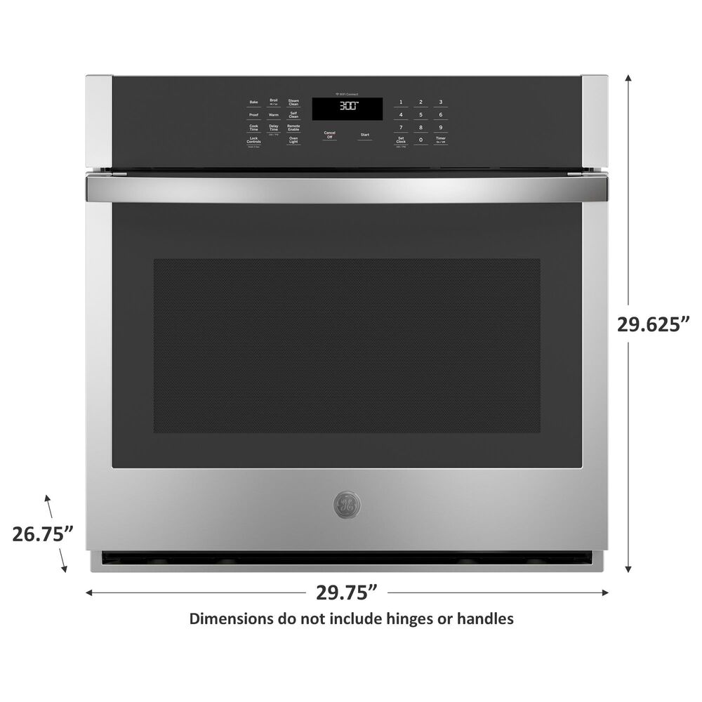 GE Appliances 30&quot; Single Electric Wall Oven in Stainless Steel, , large