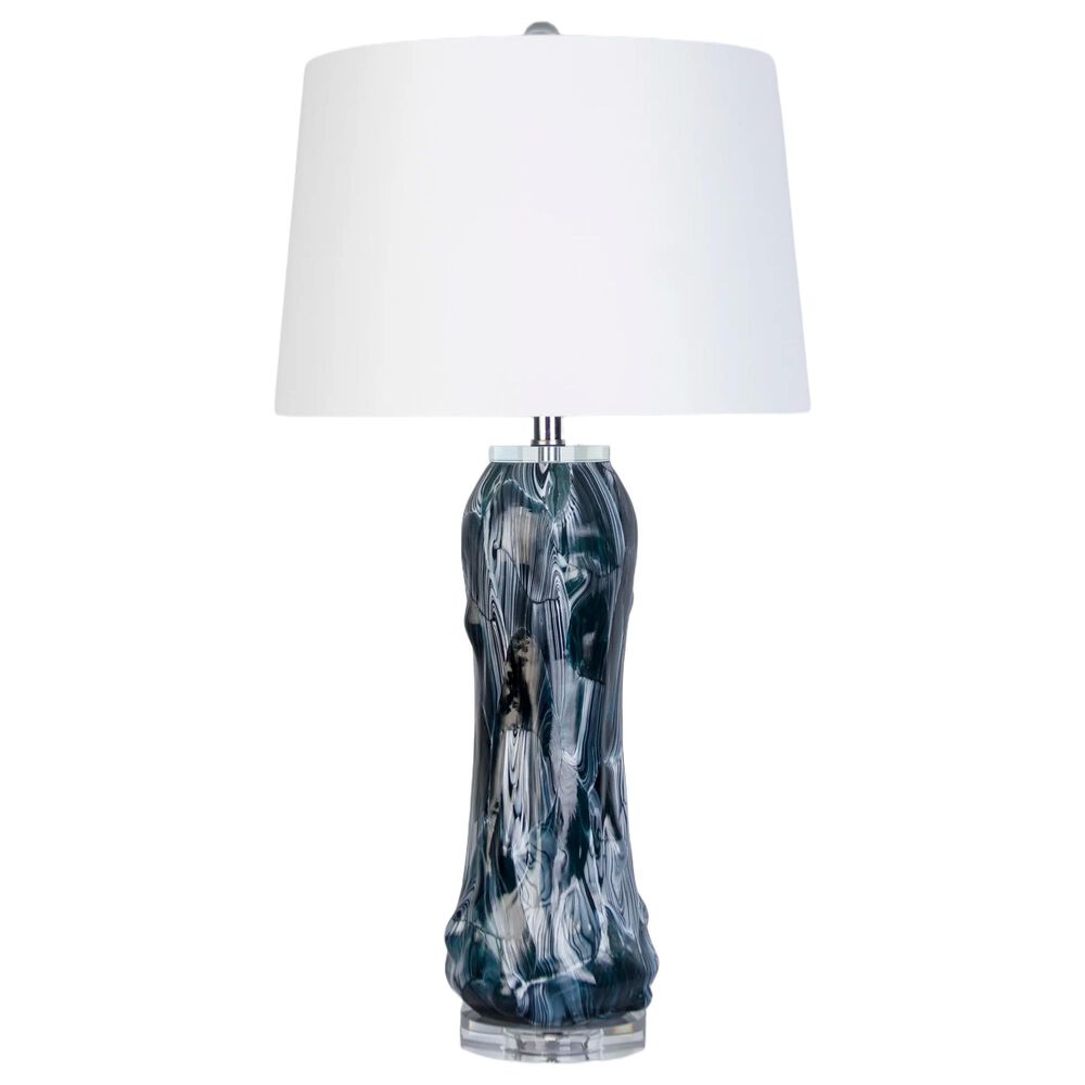 Classy Art Wholesalers Tidal Elegance Table Lamp in Deep Sea Swirl, , large
