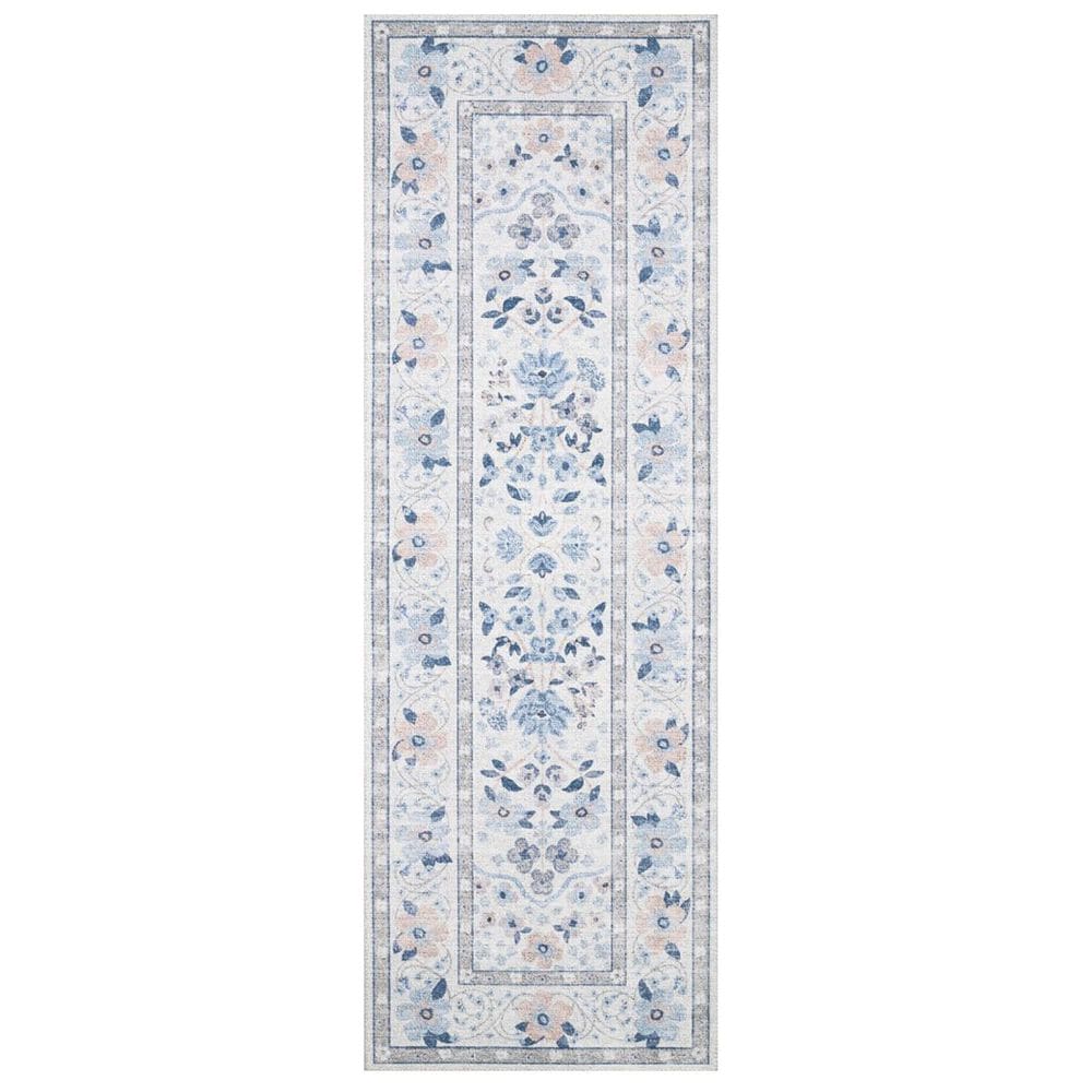 Rifle Paper Co. x Loloi Palais PAL-02 2"3" x 3"9" Snow and Sky, , large