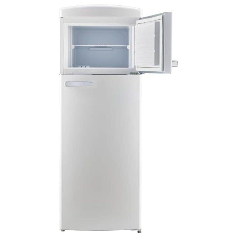 Unique Appliances Classic Retro 7.5 Cu. Ft. Top Freezer Refrigerator in Marshmallow White, , large