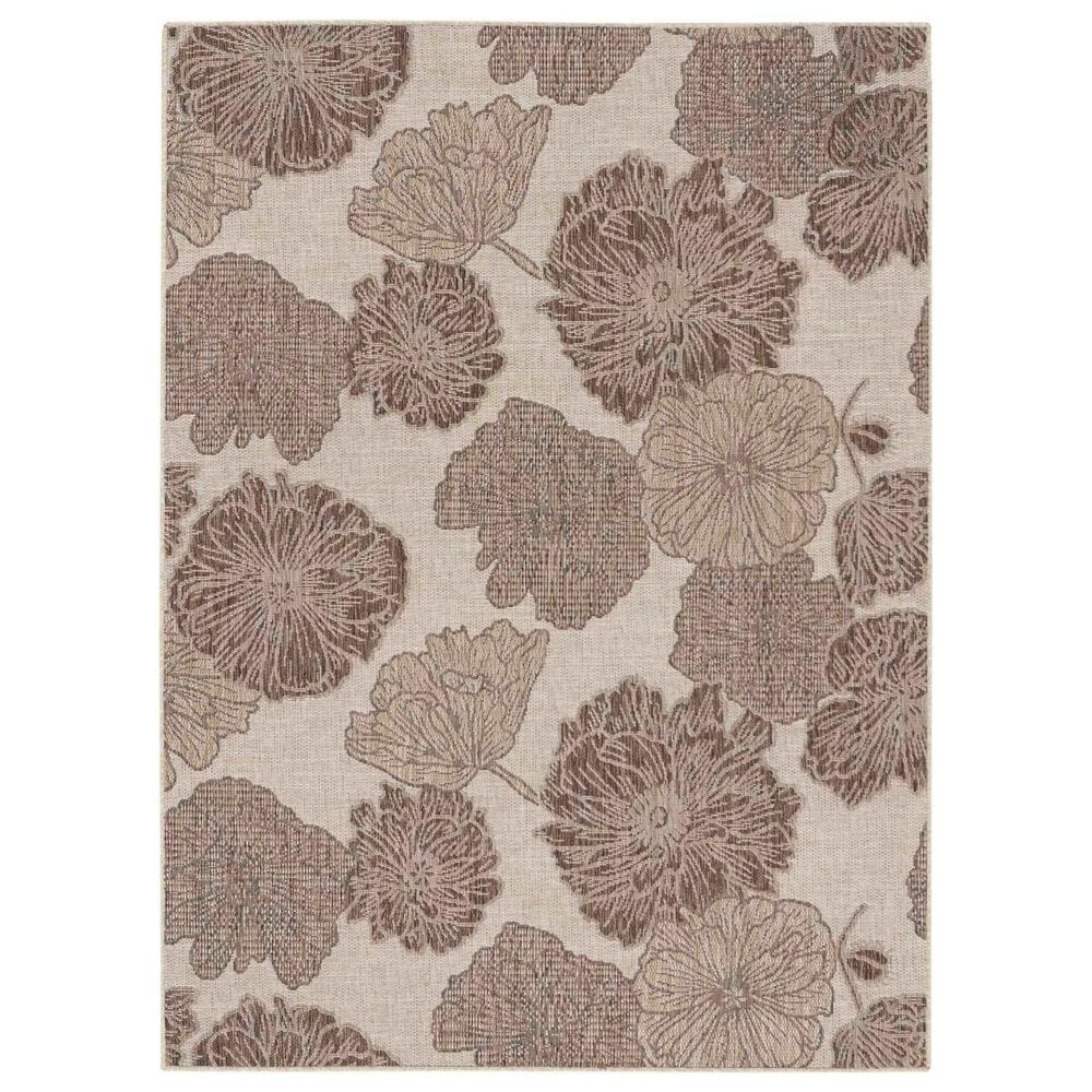 Nourison Garden Oasis Natural 4" x 6" Indoor/Outdoor Area Rug, , large