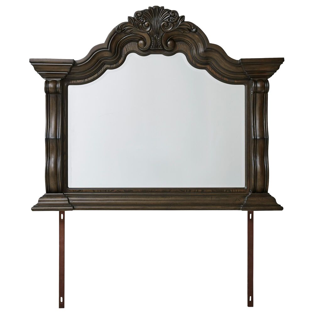 Millenium Maylee 4-Piece King Bedroom Set in Dark Brown, , large