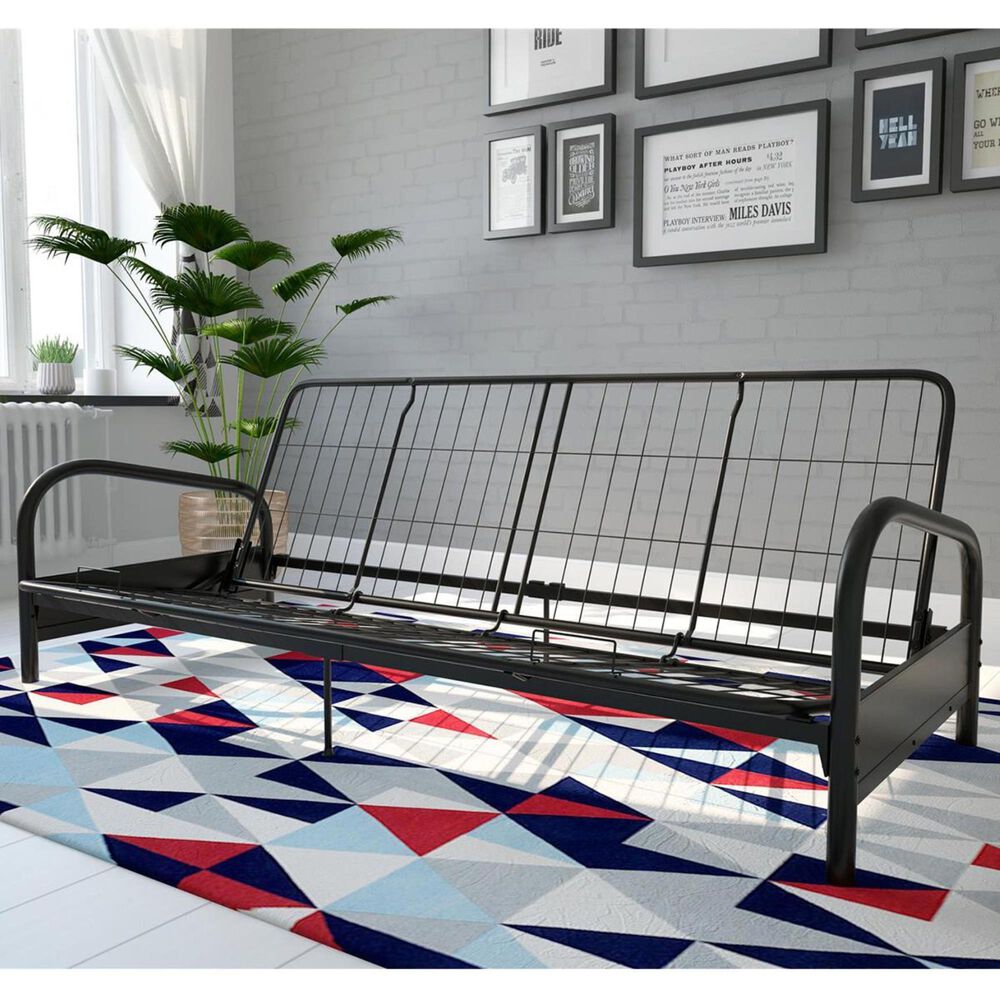 DHP Kris Futon Frame in Black, , large