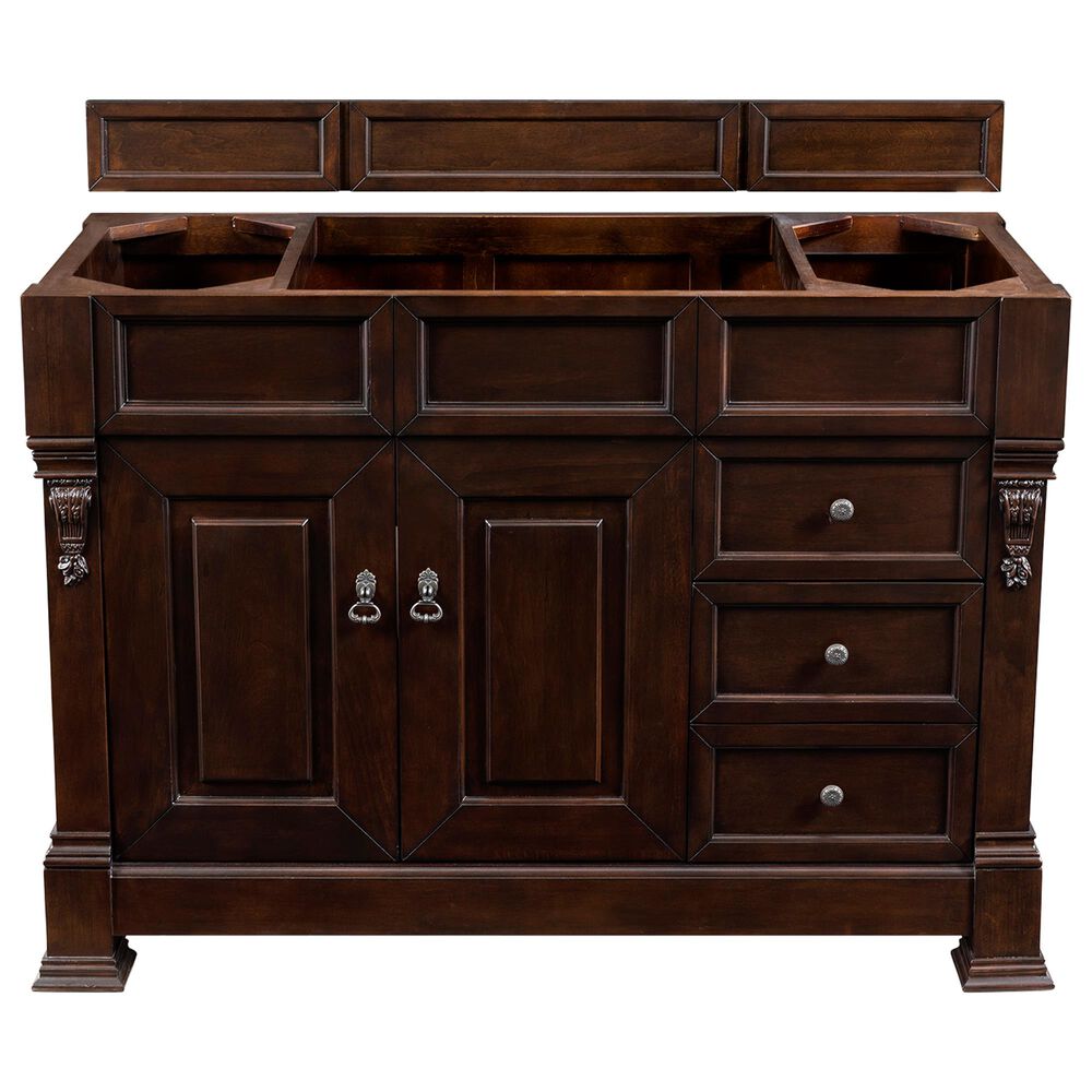 James Martin Brookfield 48" Single Vanity Cabinet in Burnished Mahogany, , large