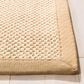 Safavieh Natural Fiber NF141B 10" Square Maize and Linen Area Rug, , large
