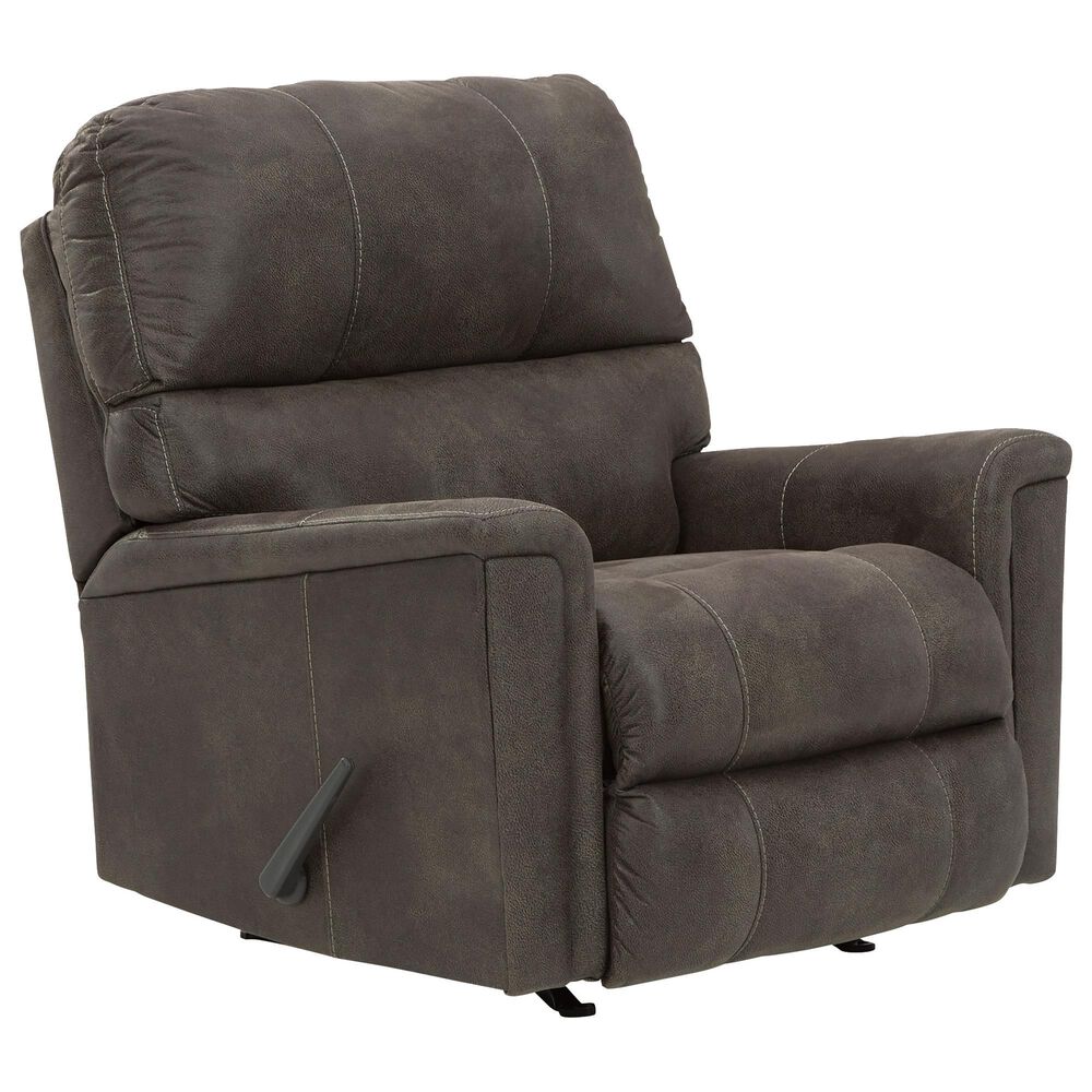 Ashley Navi Rocker Recliner in Smoke, , large
