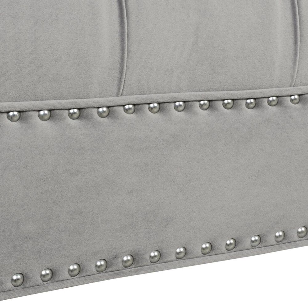 Jennifer Taylor Home La Rosa Chesterfield Tufted Sofa in Opal Grey