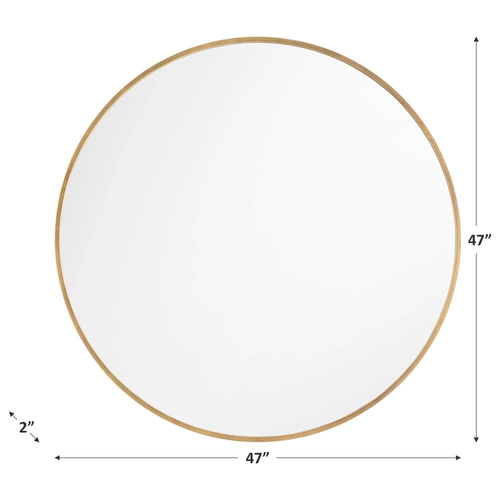 Crestview Collection Napa Accent Wall Mirror in Gold, , large