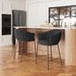 Zuo Modern Essen Counter Stool in Black & Bronze, , large