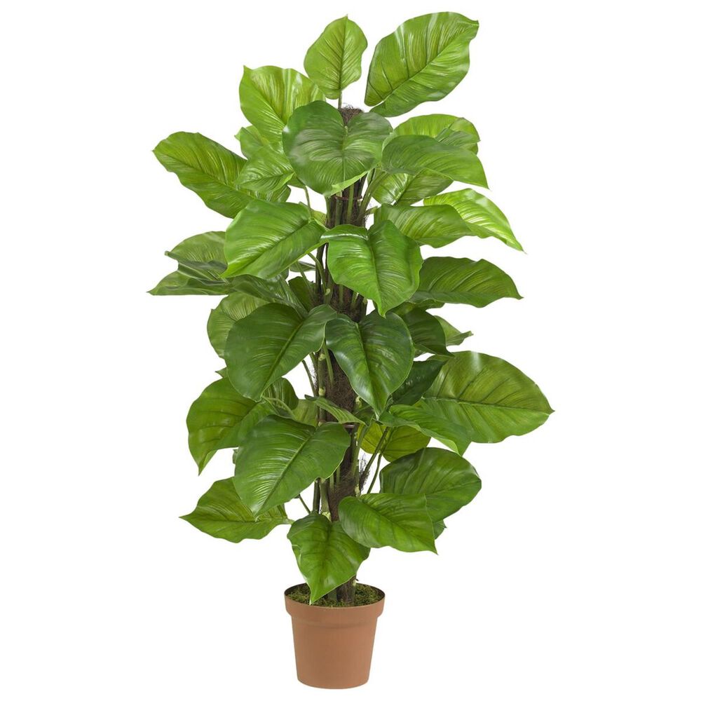 Nearly Natural Inc 52" Large Leaf Philodendron Silk Plant, , large