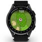 Garmin Approach S50 43mm Golf and Fitness Smartwatch Slate Aluminum Bezel Case with Black Nylon Band, , large