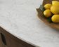 Riva Ridge Caden Bar Cabinet with Marble Top in Spiced Caramel, , large