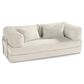 Jaxx Unsofa Stationary Loveseat in Ivory, , large