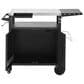 HOMLUX 45" Outdoor Kitchen Island in Black and Stainless Steel, , large