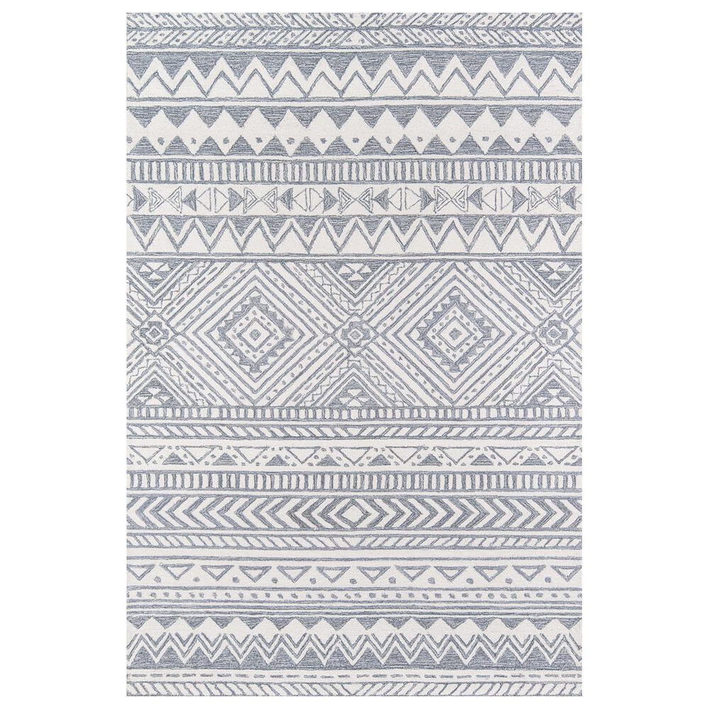 Momeni Mallorca 8" x 10" Grey Area Rug, , large