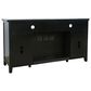 Jofran Urban Icon 60" Electric Fireplace Media Console in Black, , large