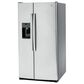 GE Appliances 25.3 Cu. Ft. Side by Side Refrigerator with External Dispenser in Fingerprint Resistant Stainless Steel, , large