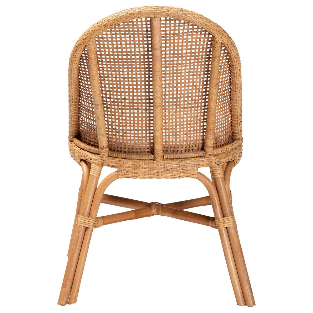 Baxton Studio Daniela Side Chair in Light Honey, , large