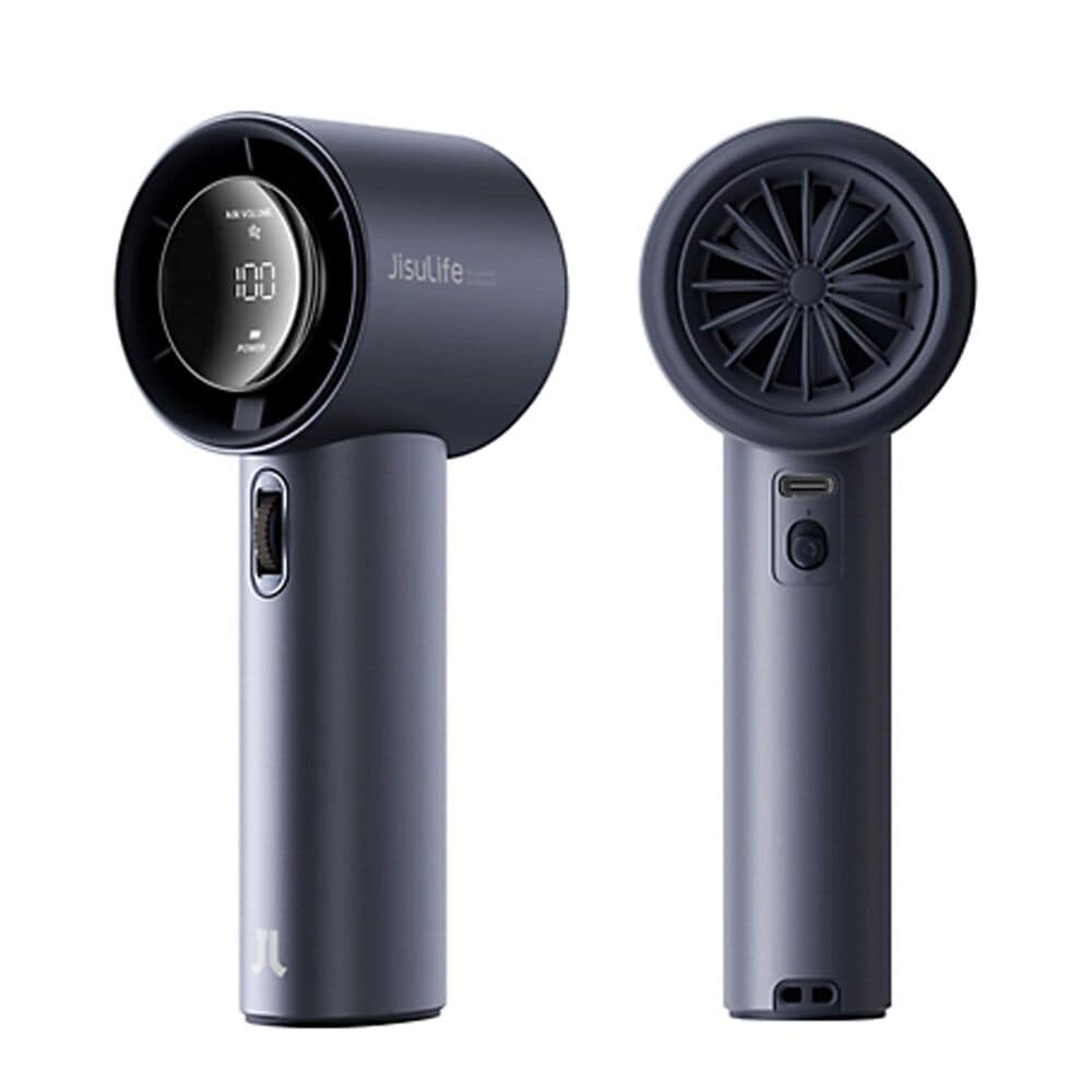 Jisulife Handheld Personal Fan in Dark Blue, , large