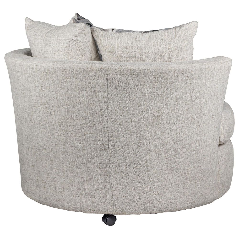 Northwestern Breeze Swivel Chair in Linen, , large