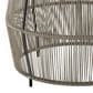 Furniture of America Meja Round Patio Coffee Table in Gray, , large