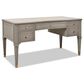 Hearth and Haven Dauphin Executive Desk in Grey and Gold, , large