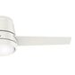 Hunter Commodus 44" Ceiling Fan with LED Light n Fresh White, , large
