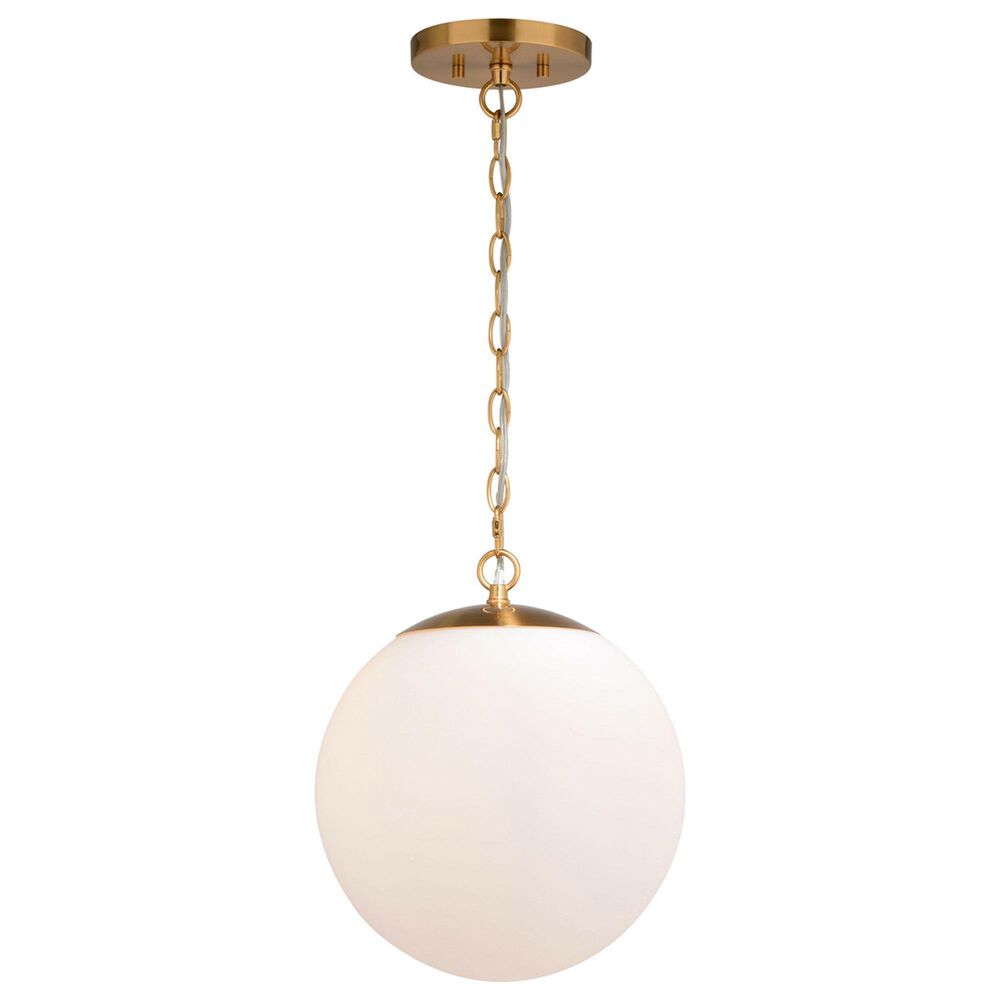 Vaxcel International Co. Ltd. Linden 1-Light Pendant in Muted Brass, , large