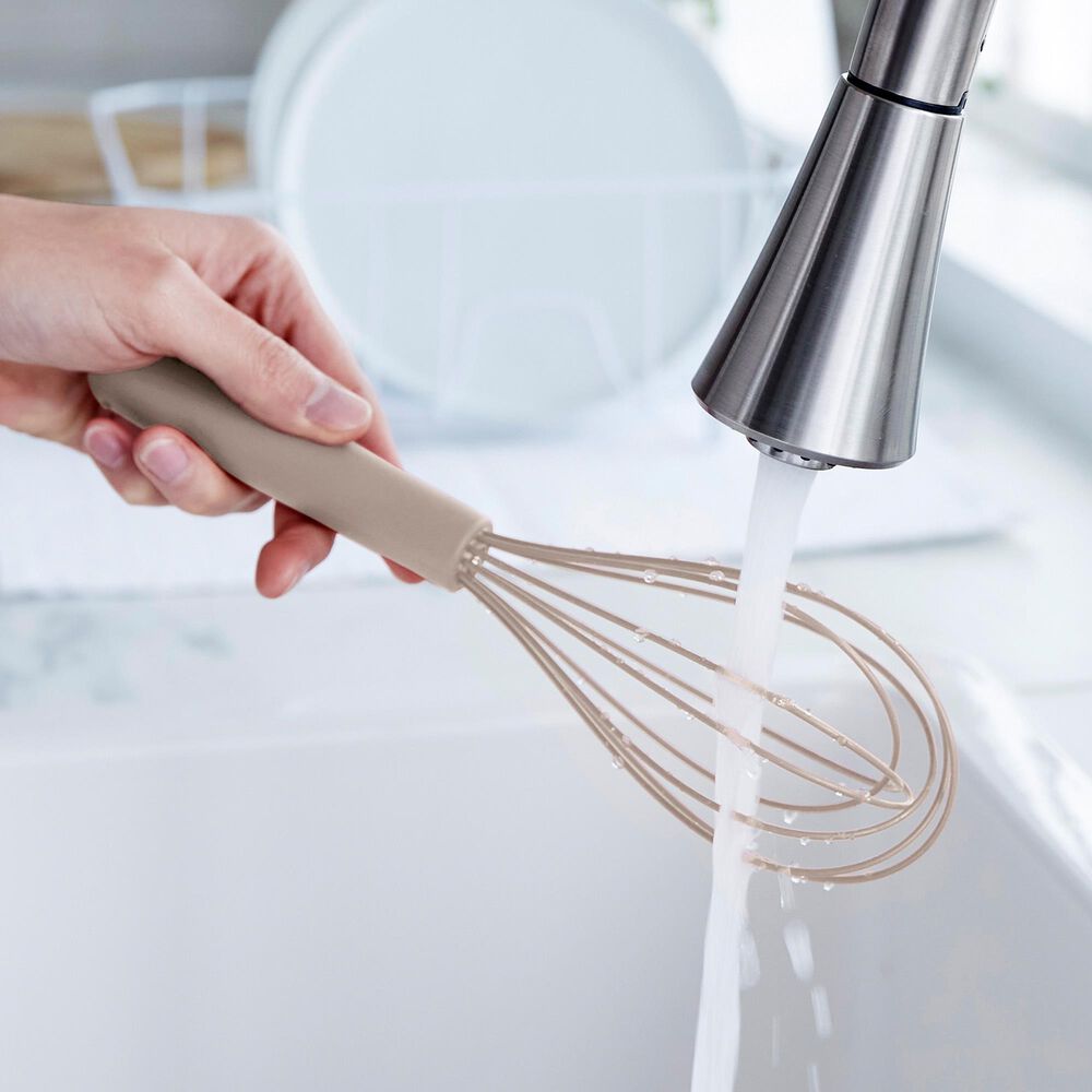 Green Pan Platinum Silicone Whisk in Taupe, , large