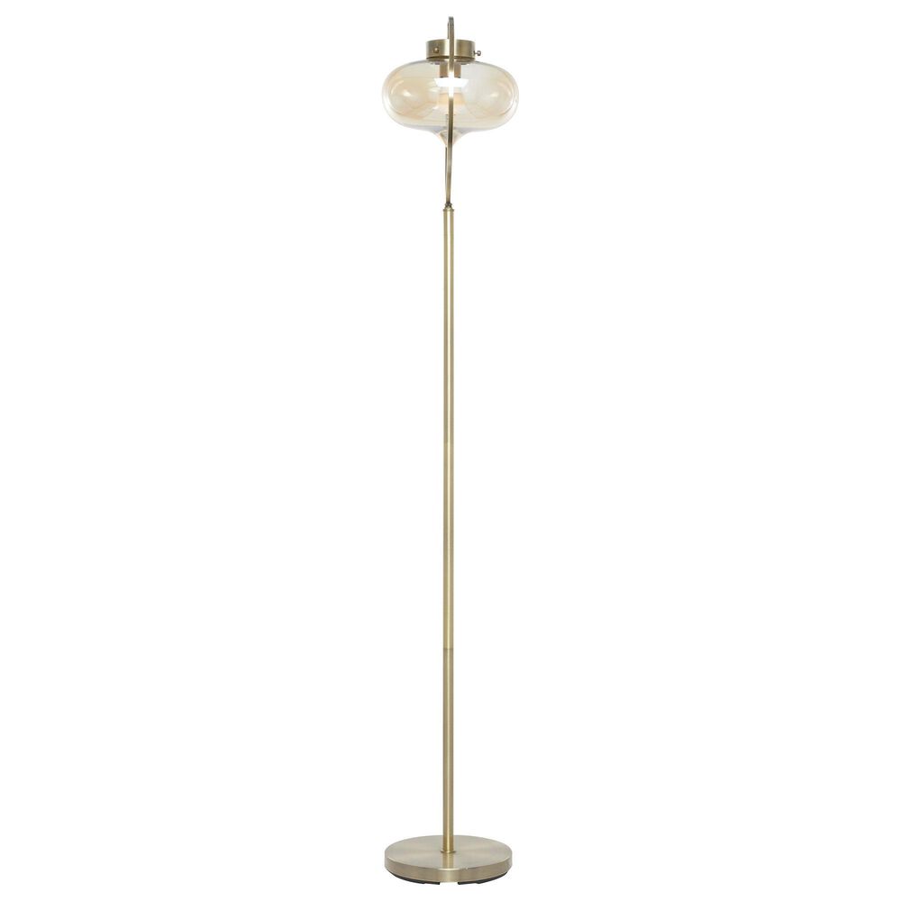 Maple and Jade 65&quot; Floor Lamp in Gold, , large
