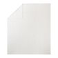 Peking Handicraft Solid Stitch 3-Piece Full/Queen Bedspread Set in White, , large