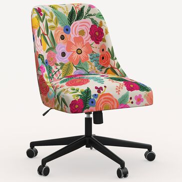 Rifle Paper Co Crafted by Cloth and Company Oxford Office Chair in Garden Party, , large