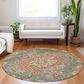 Dalyn Rug Company Tabrook TB11 Brown 8" Round Area Rug, , large