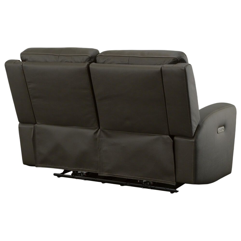 Flexsteel Jarvis Power Reclining Loveseat with Headrests in Mica, , large