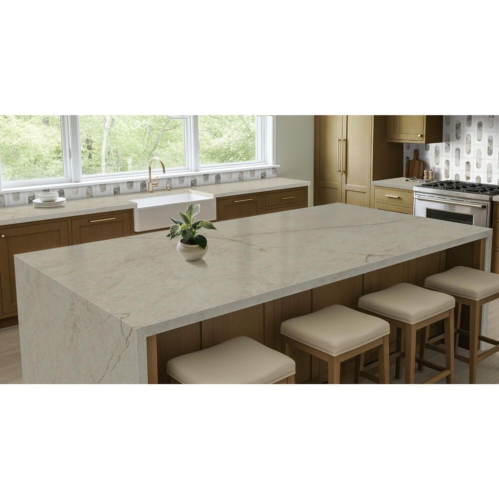 NFM Custom Countertops Solitaj Brushed Printed 3cm Quartz Countertop, , large