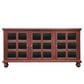 Santa Fe Rustic 62" Console in Rough Red, , large