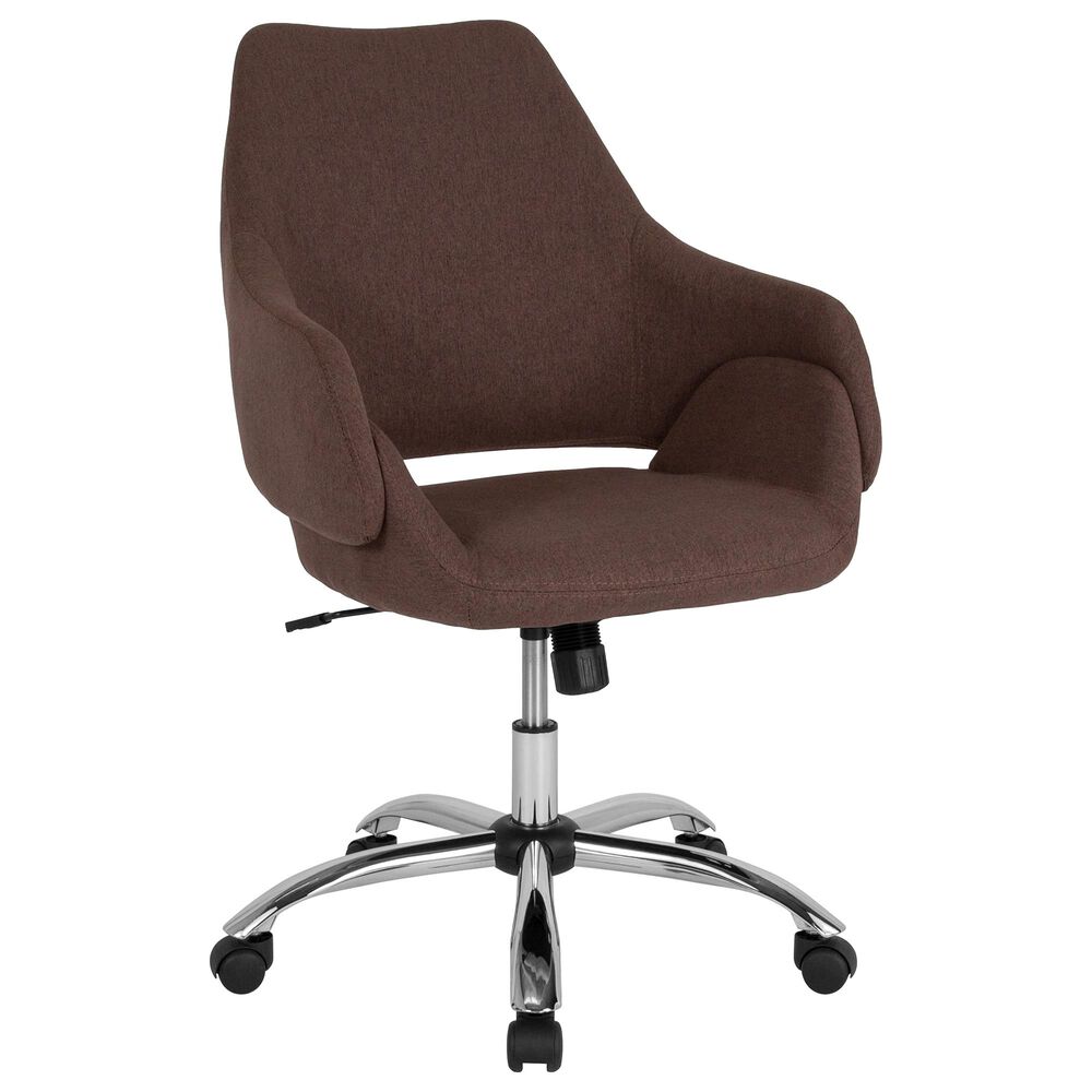 Flash Furniture Madrid Office Chair in Brown, , large