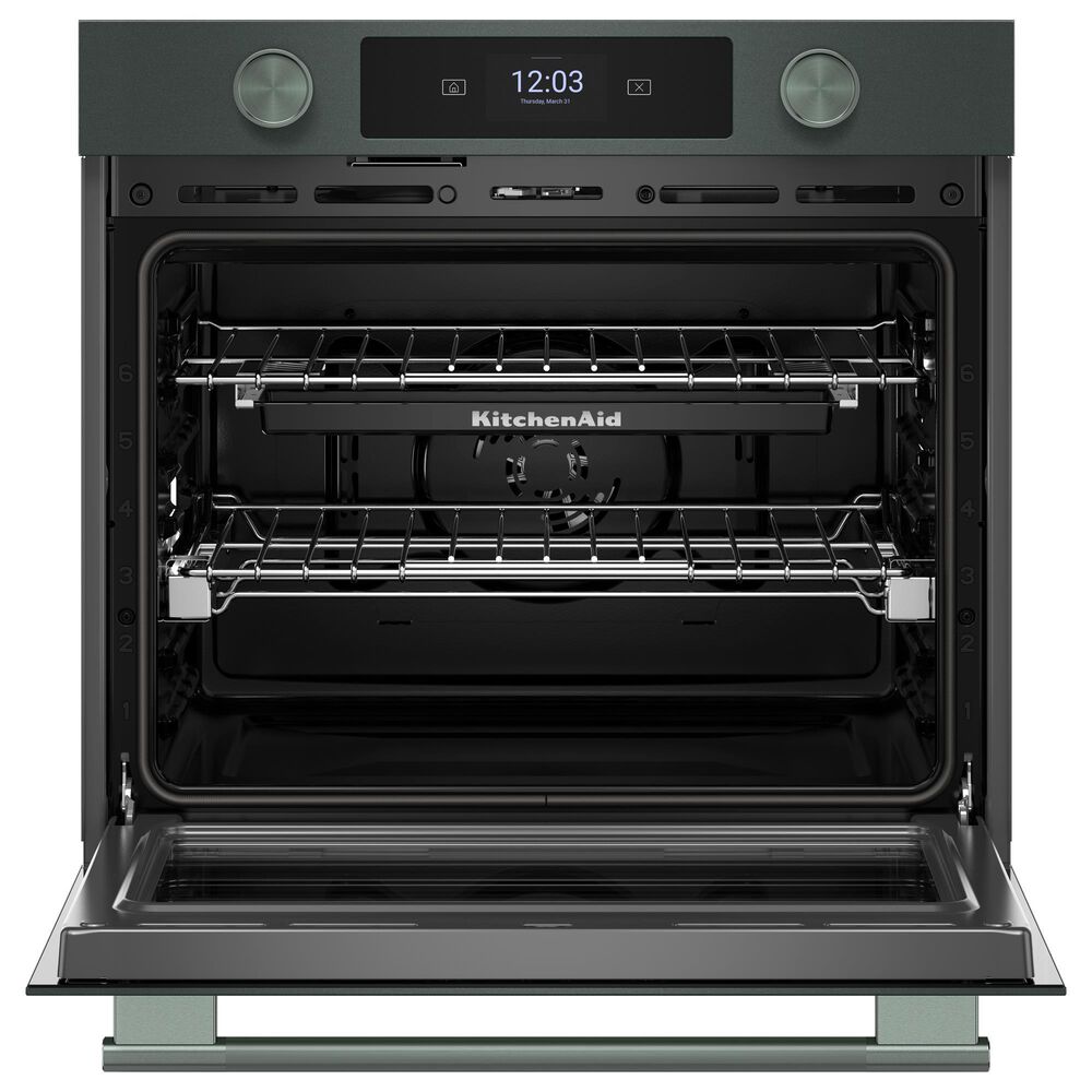 KitchenAid 30" Single Wall Oven with Assisted Cook Cycles in Juniper, , large