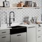 Kohler Whitehaven 35.75" Single Bowl Farmhouse Kitchen Sink in Black, , large