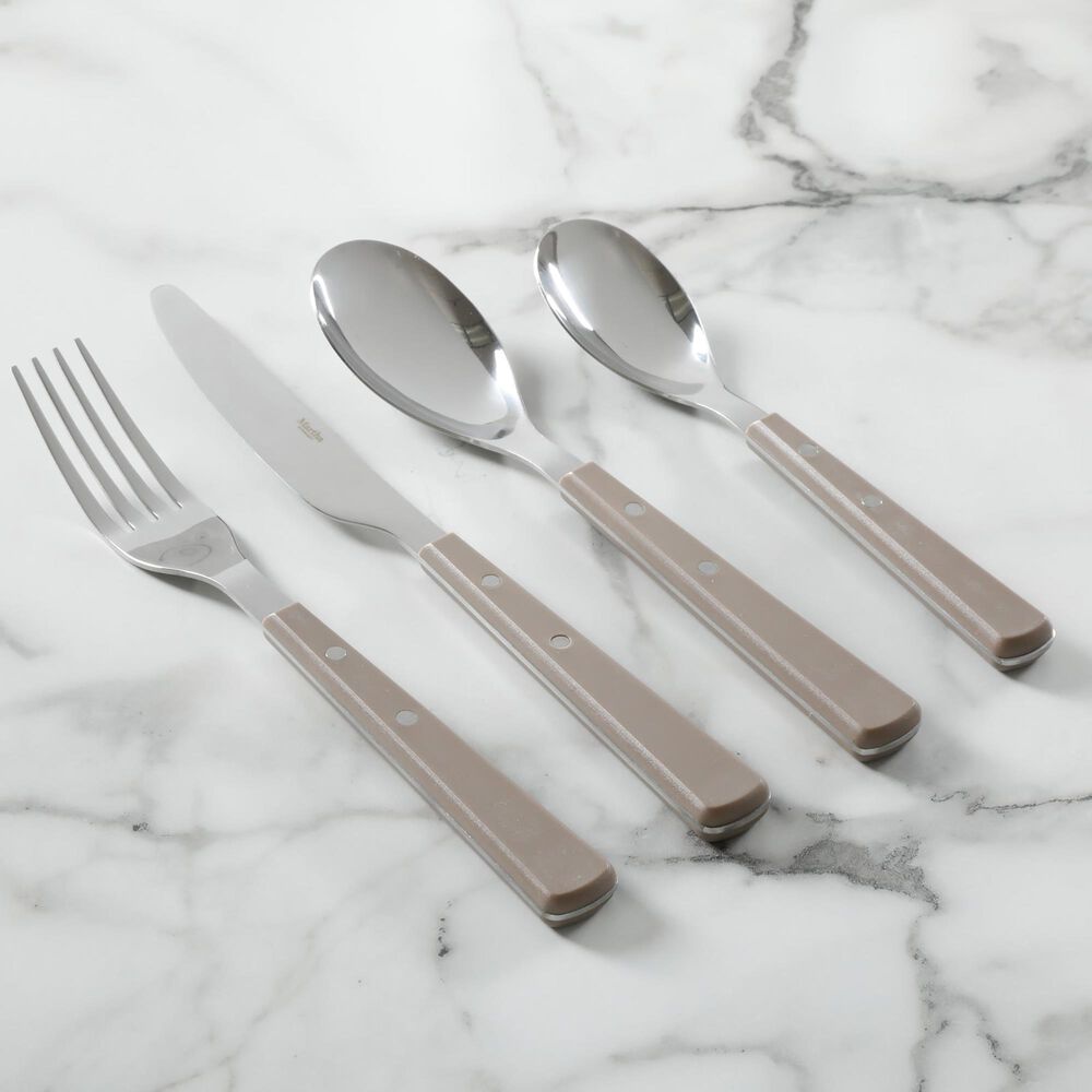 Martha Stewart Watercliffe 16-Piece Flatware Set in Silver, , large
